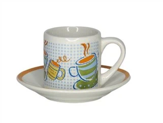 セラミックコーヒーカップ&ソーサーセット