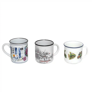 セラミックエナメルコーヒーマグ